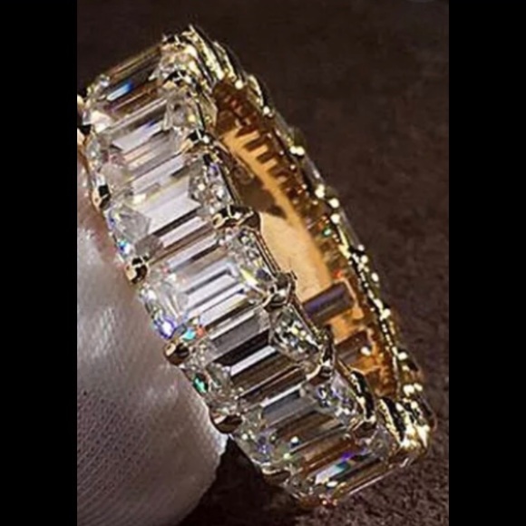 Jewelry - Krista Emerald Cut Eternity Band Ring